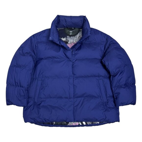 MARIMEKKO UNIQLO Ultra Light DOWN FILL Winter Puffer Parka Jacket Coat Women XXL - Picture 2 of 6